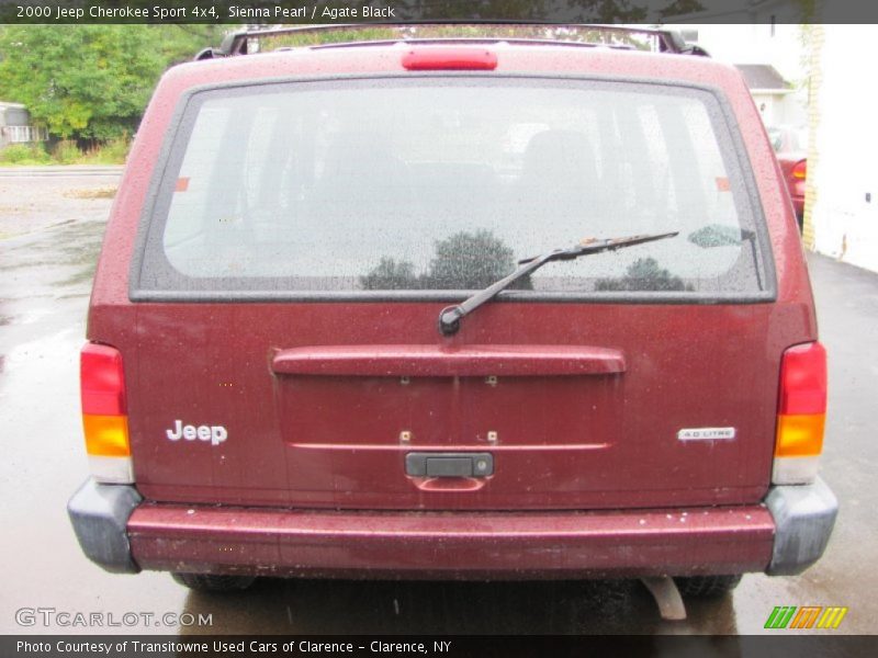 Sienna Pearl / Agate Black 2000 Jeep Cherokee Sport 4x4