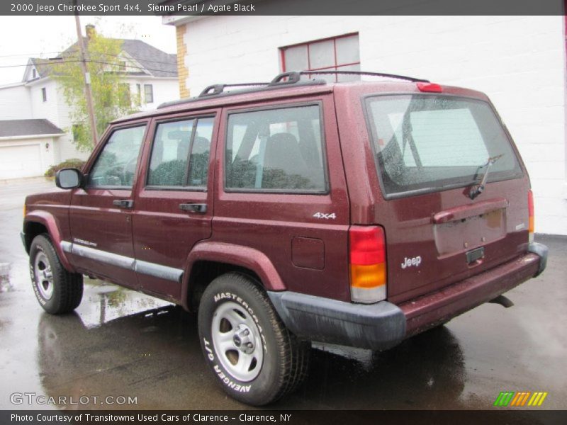 Sienna Pearl / Agate Black 2000 Jeep Cherokee Sport 4x4