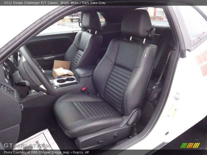 Bright White / Dark Slate Gray 2012 Dodge Challenger R/T Classic