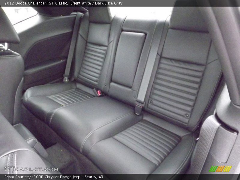 Bright White / Dark Slate Gray 2012 Dodge Challenger R/T Classic