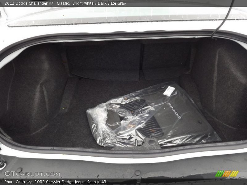 Bright White / Dark Slate Gray 2012 Dodge Challenger R/T Classic