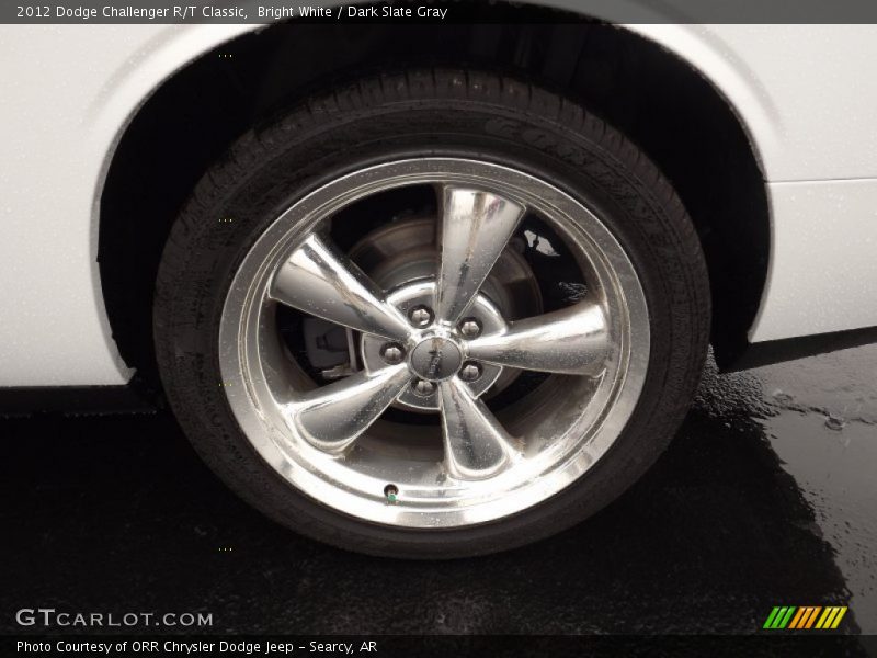 Bright White / Dark Slate Gray 2012 Dodge Challenger R/T Classic