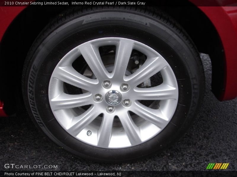 Inferno Red Crystal Pearl / Dark Slate Gray 2010 Chrysler Sebring Limited Sedan