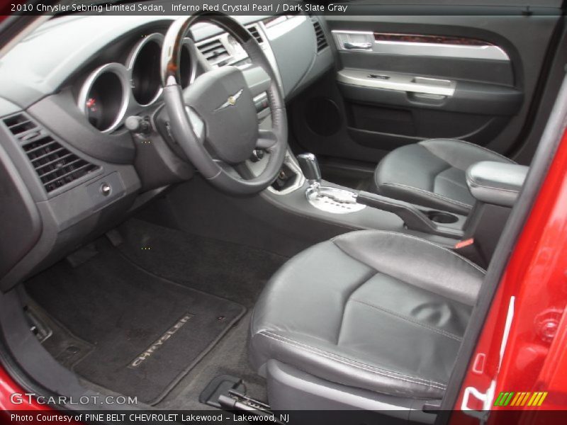  2010 Sebring Limited Sedan Dark Slate Gray Interior
