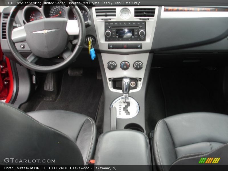 Inferno Red Crystal Pearl / Dark Slate Gray 2010 Chrysler Sebring Limited Sedan