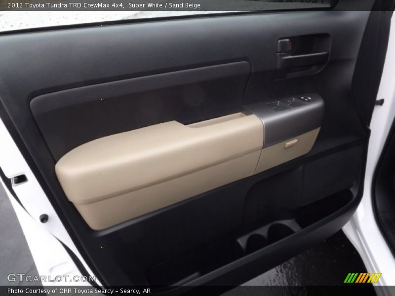 Super White / Sand Beige 2012 Toyota Tundra TRD CrewMax 4x4