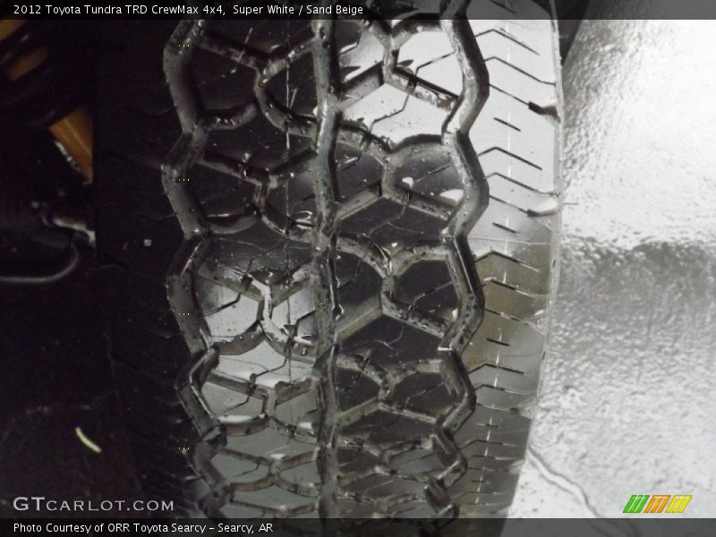 Super White / Sand Beige 2012 Toyota Tundra TRD CrewMax 4x4