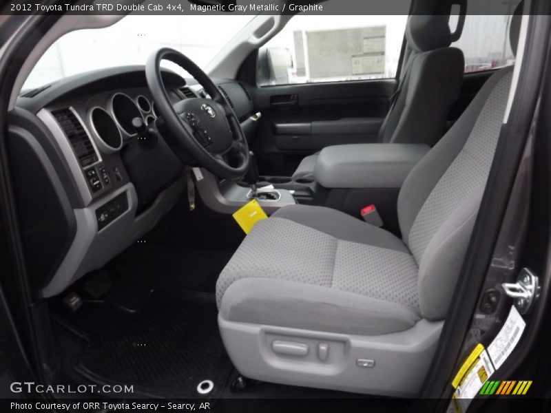  2012 Tundra TRD Double Cab 4x4 Graphite Interior