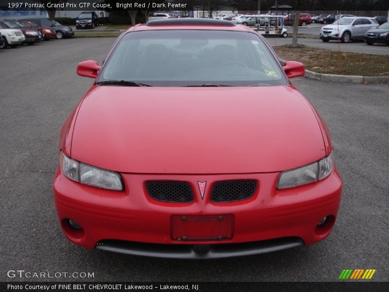 Bright Red / Dark Pewter 1997 Pontiac Grand Prix GTP Coupe