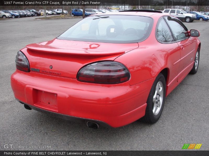 Bright Red / Dark Pewter 1997 Pontiac Grand Prix GTP Coupe