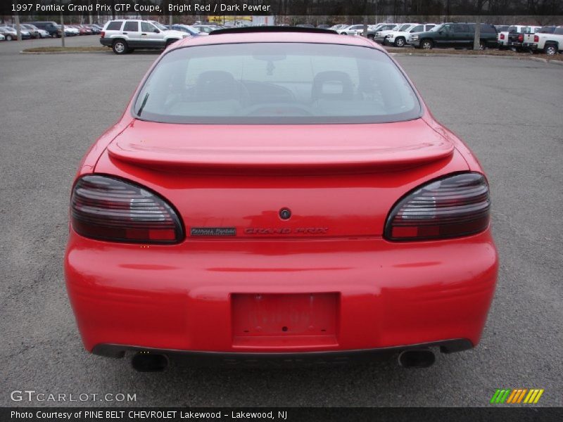 Bright Red / Dark Pewter 1997 Pontiac Grand Prix GTP Coupe