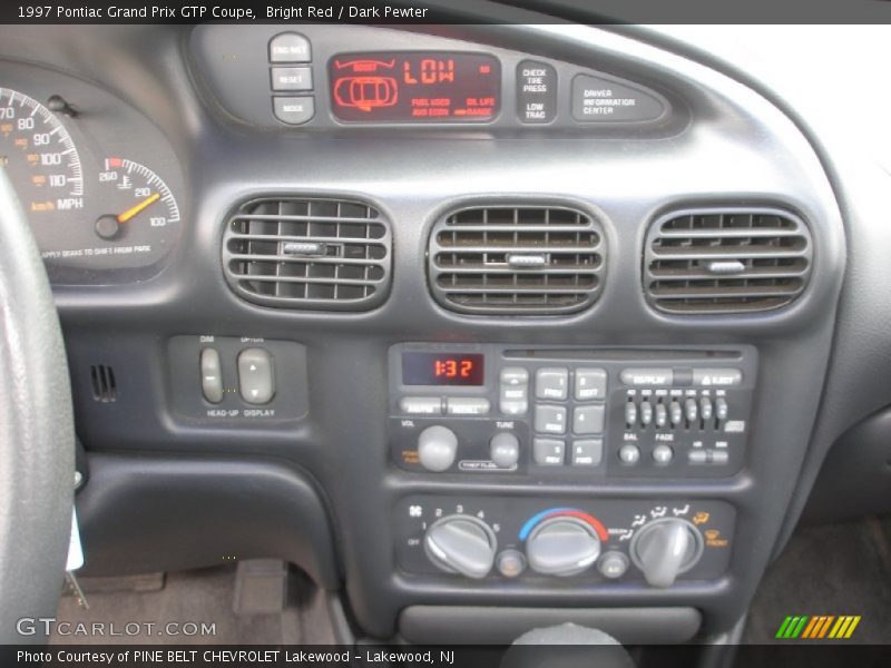 Controls of 1997 Grand Prix GTP Coupe