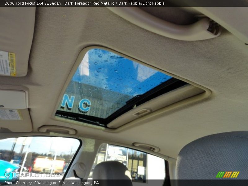 Dark Toreador Red Metallic / Dark Pebble/Light Pebble 2006 Ford Focus ZX4 SE Sedan
