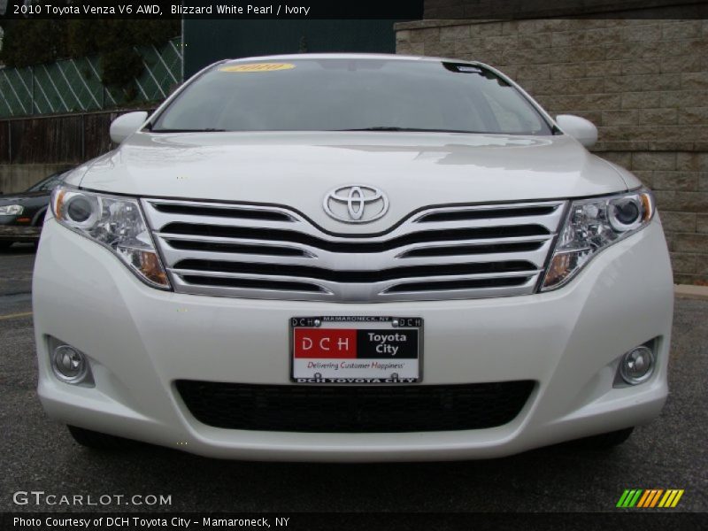 Blizzard White Pearl / Ivory 2010 Toyota Venza V6 AWD