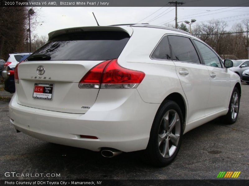 Blizzard White Pearl / Ivory 2010 Toyota Venza V6 AWD
