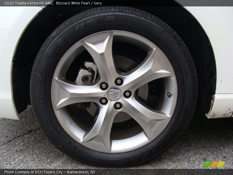 Blizzard White Pearl / Ivory 2010 Toyota Venza V6 AWD