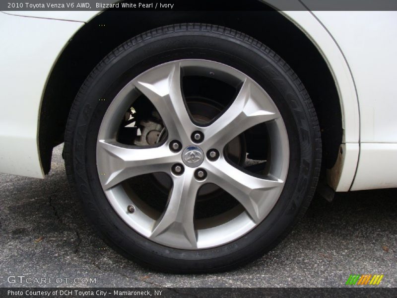 Blizzard White Pearl / Ivory 2010 Toyota Venza V6 AWD