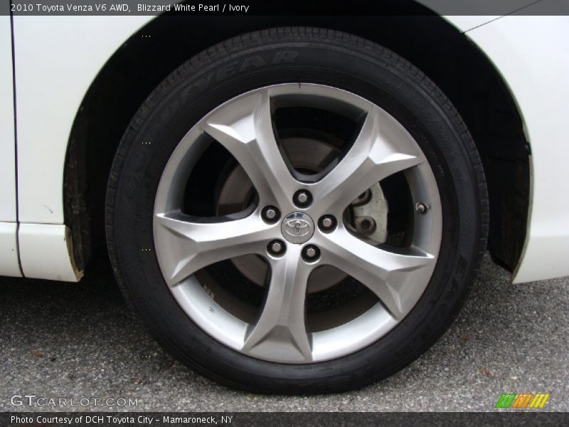 Blizzard White Pearl / Ivory 2010 Toyota Venza V6 AWD