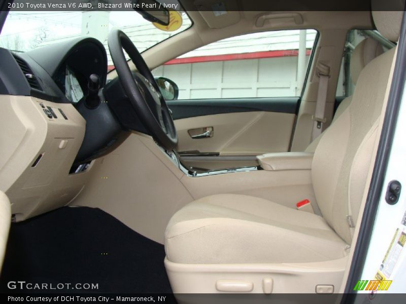 Blizzard White Pearl / Ivory 2010 Toyota Venza V6 AWD