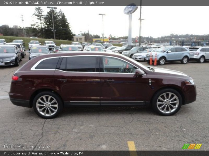 Cinnamon Metallic / Light Stone 2010 Lincoln MKT AWD EcoBoost