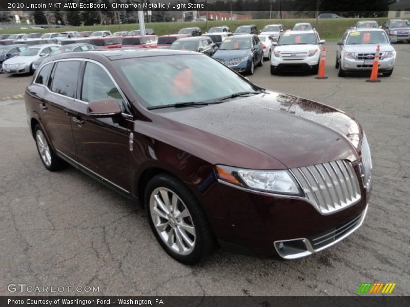 Cinnamon Metallic / Light Stone 2010 Lincoln MKT AWD EcoBoost