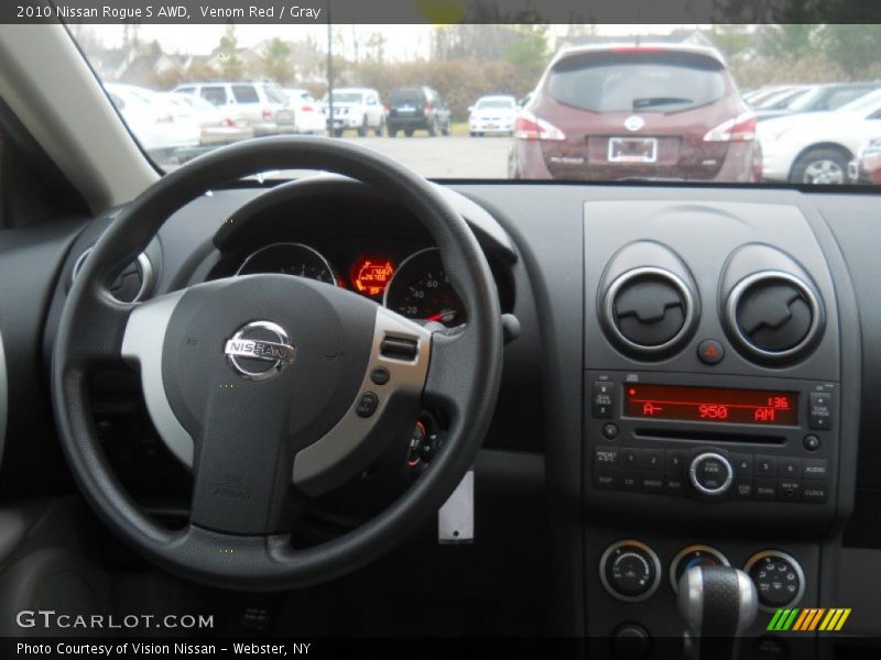 Venom Red / Gray 2010 Nissan Rogue S AWD