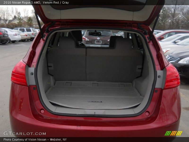 Venom Red / Gray 2010 Nissan Rogue S AWD