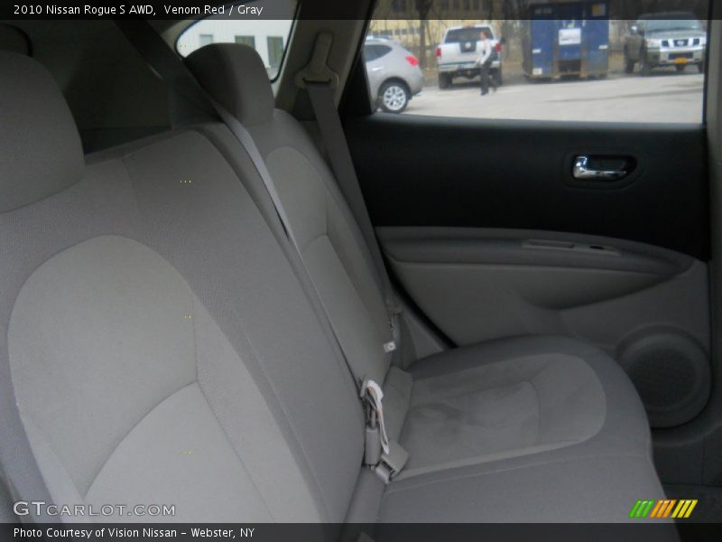 Venom Red / Gray 2010 Nissan Rogue S AWD
