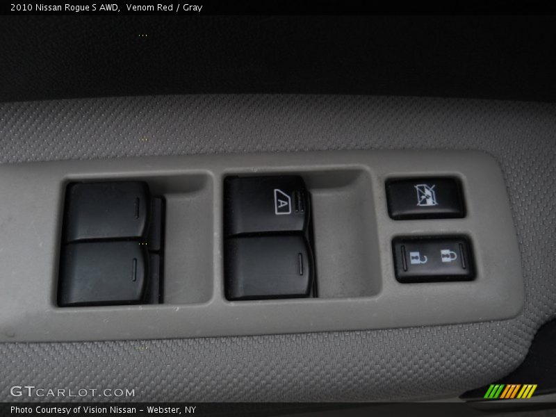 Venom Red / Gray 2010 Nissan Rogue S AWD