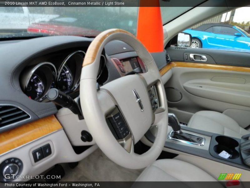 Cinnamon Metallic / Light Stone 2010 Lincoln MKT AWD EcoBoost