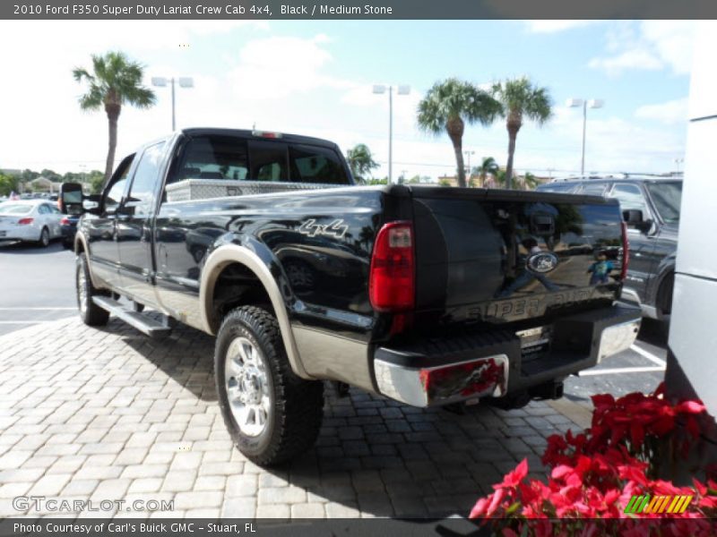 Black / Medium Stone 2010 Ford F350 Super Duty Lariat Crew Cab 4x4