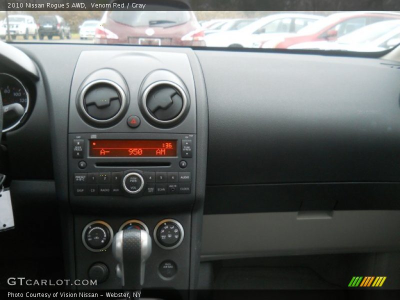 Venom Red / Gray 2010 Nissan Rogue S AWD