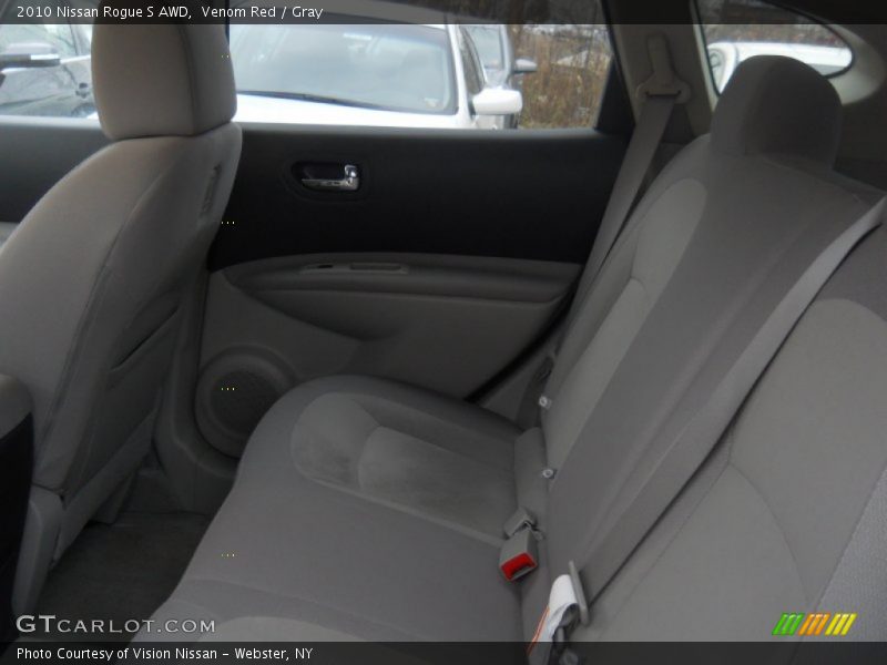 Venom Red / Gray 2010 Nissan Rogue S AWD