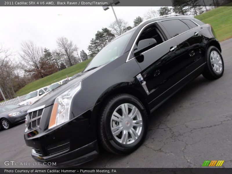 Black Raven / Ebony/Titanium 2011 Cadillac SRX 4 V6 AWD