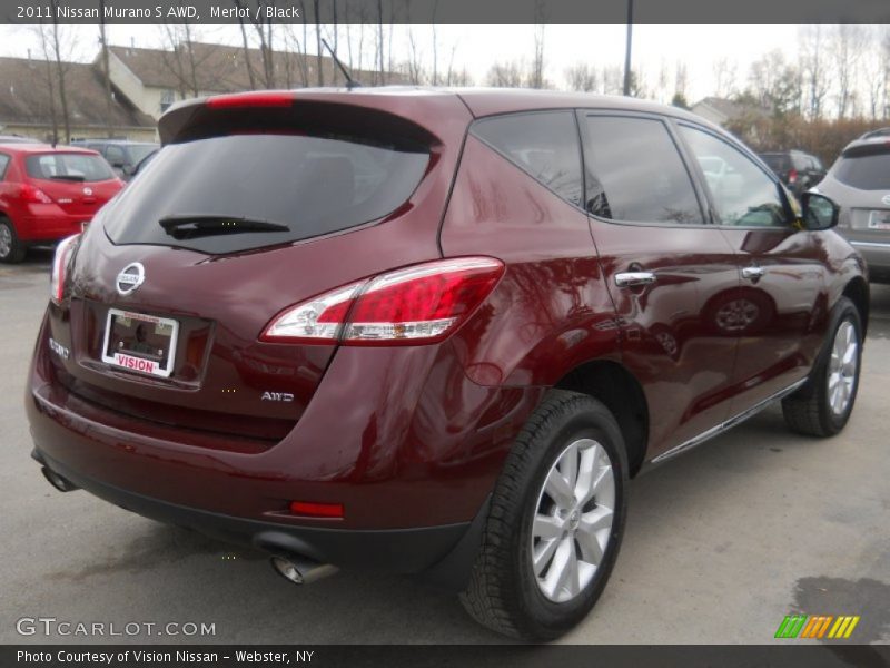 Merlot / Black 2011 Nissan Murano S AWD