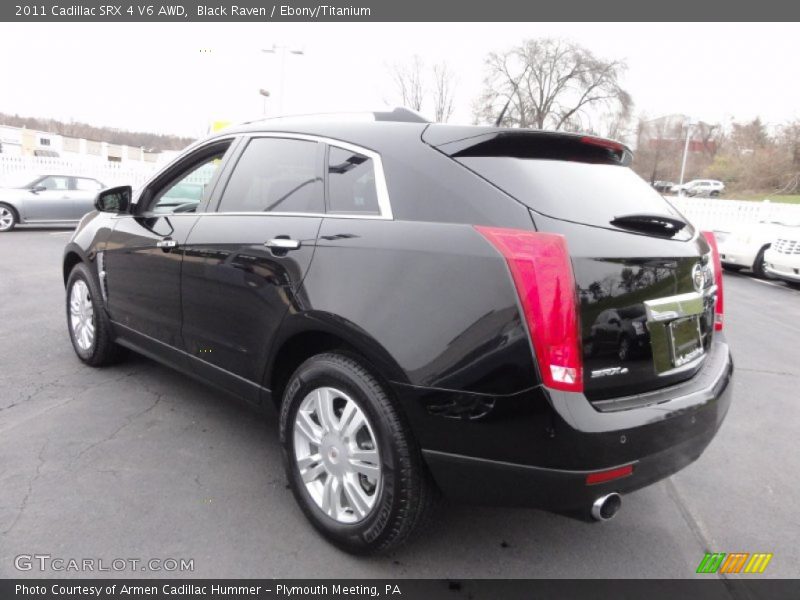 Black Raven / Ebony/Titanium 2011 Cadillac SRX 4 V6 AWD
