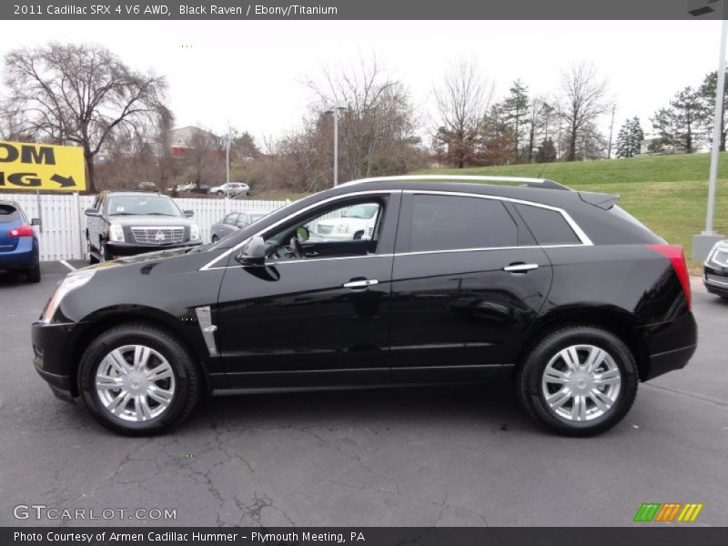 Black Raven / Ebony/Titanium 2011 Cadillac SRX 4 V6 AWD