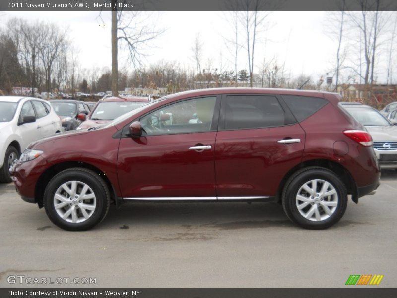 Merlot / Black 2011 Nissan Murano S AWD