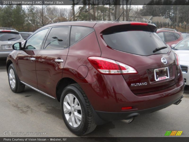 Merlot / Black 2011 Nissan Murano S AWD