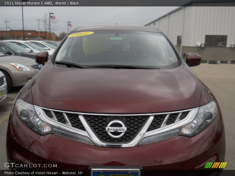 Merlot / Black 2011 Nissan Murano S AWD