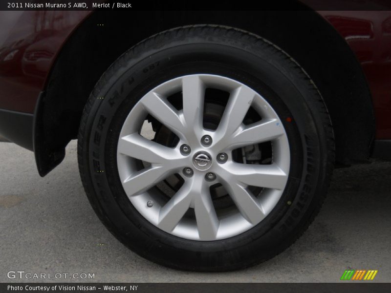 Merlot / Black 2011 Nissan Murano S AWD