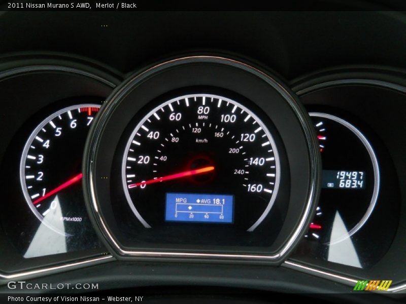 Merlot / Black 2011 Nissan Murano S AWD