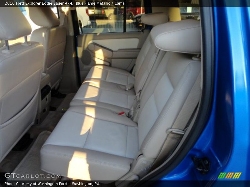 Blue Flame Metallic / Camel 2010 Ford Explorer Eddie Bauer 4x4