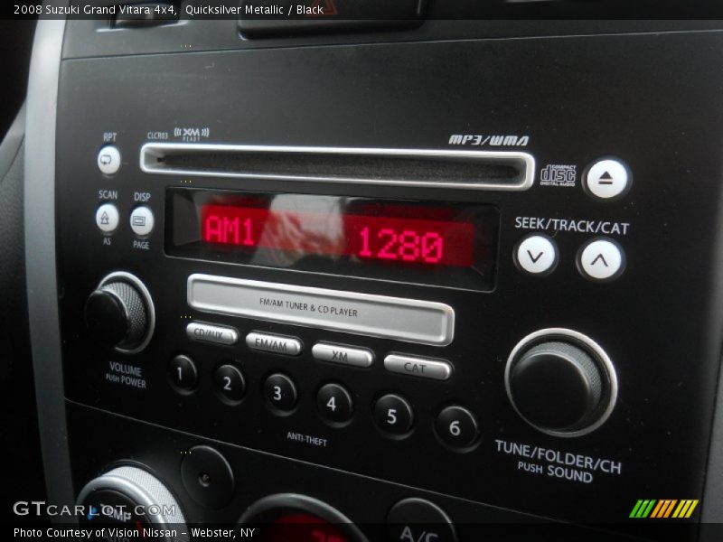 Quicksilver Metallic / Black 2008 Suzuki Grand Vitara 4x4