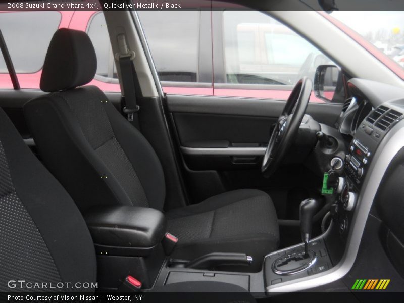 Quicksilver Metallic / Black 2008 Suzuki Grand Vitara 4x4