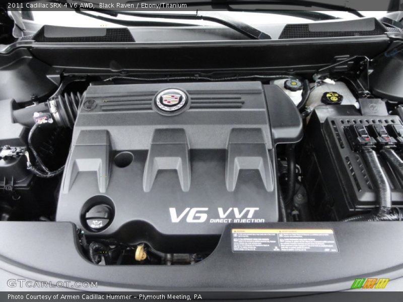 Black Raven / Ebony/Titanium 2011 Cadillac SRX 4 V6 AWD