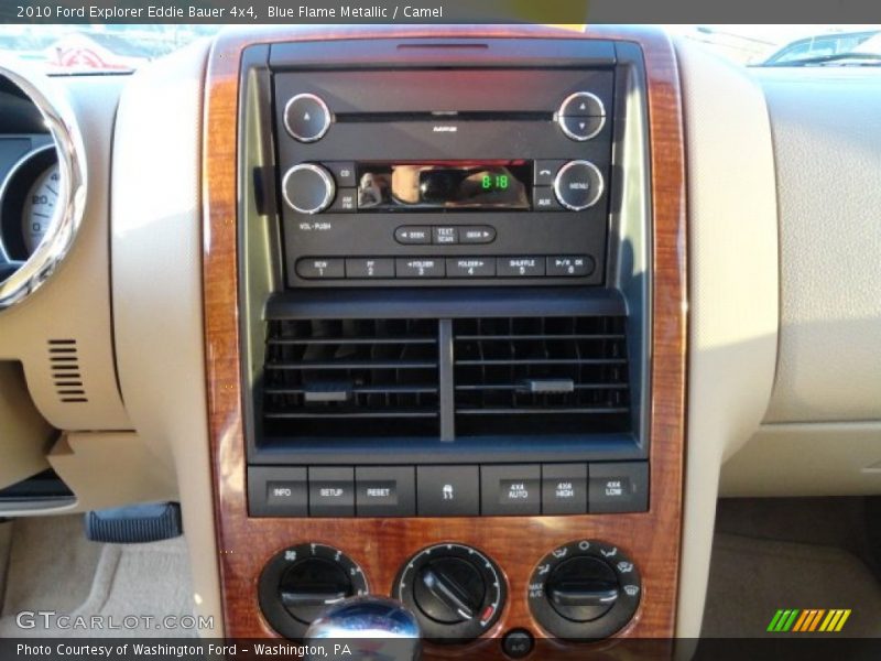 Blue Flame Metallic / Camel 2010 Ford Explorer Eddie Bauer 4x4