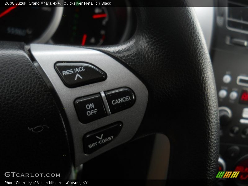 Quicksilver Metallic / Black 2008 Suzuki Grand Vitara 4x4