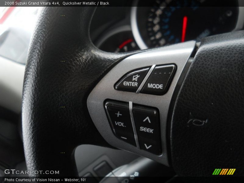 Quicksilver Metallic / Black 2008 Suzuki Grand Vitara 4x4