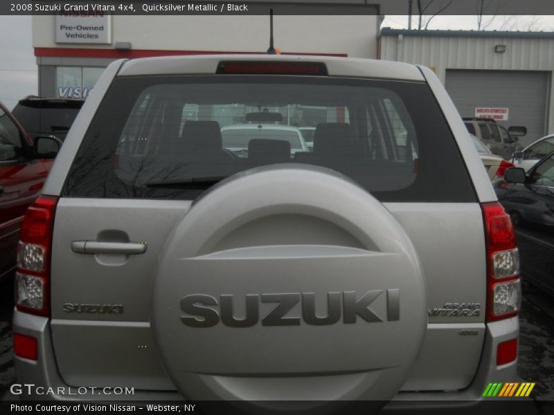 Quicksilver Metallic / Black 2008 Suzuki Grand Vitara 4x4